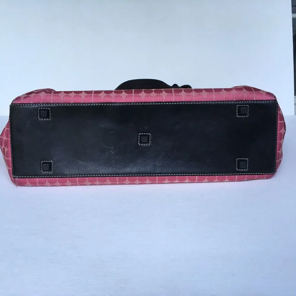 Kate Spade New York Baby Diaper Bag Tote Pink/Black Classic Dot Noel Medium